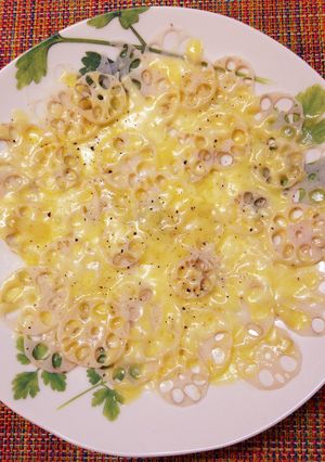 加熱3分完成☆レンコンチーズ-レシピのメイン写真