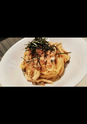 明太子クリームパスタ-レシピのメイン写真
