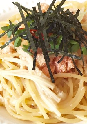超速！明太子とえのきの和風パスタ-レシピのメイン写真