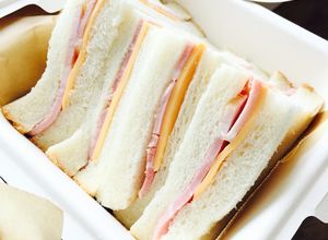 ハム&チェダーチーズサンドイッチ☆-レシピのメイン写真