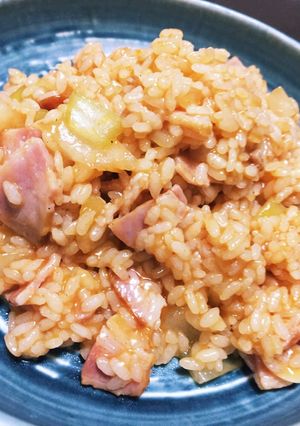 男飯☆簡単リゾット大盛り-レシピのメイン写真