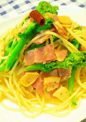 菜の花ぺペロンチーノ-レシピのメイン写真