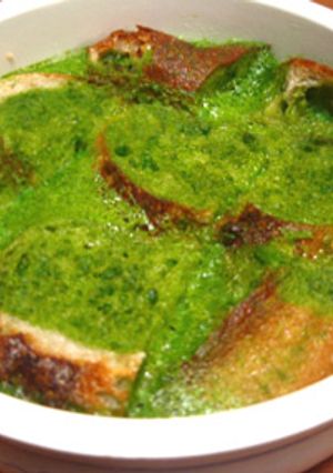ほうれん草のパンdeプティング-レシピのメイン写真