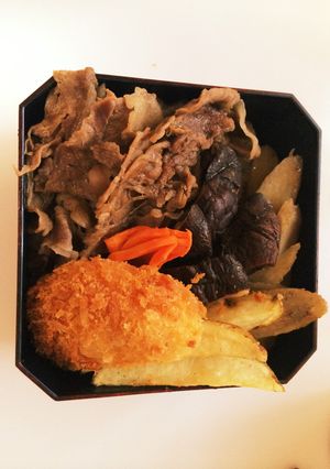 いなかのおばあちゃん風牛めし-レシピのメイン写真