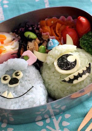 ディズニー☆モンスターズインクのキャラ弁-レシピのメイン写真