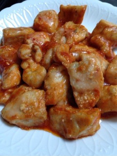 簡単‼︎鶏胸肉のケチャップ炒めinチーズ-レシピのメイン写真