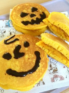 どら焼き風、もっちりかぼちゃサンド-レシピのメイン写真