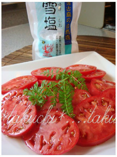 トマトに塩とレモン-レシピのメイン写真