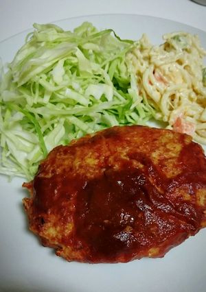 鶏のヘルシーハンバーグ♪-レシピのメイン写真