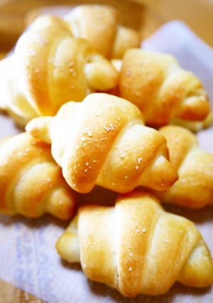 簡単成形！HBミニ塩パン（塩ロールパン）-レシピのメイン写真
