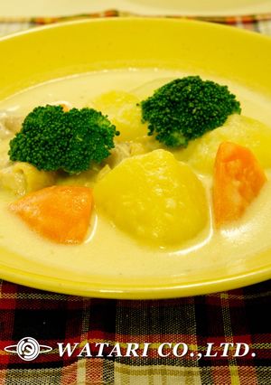 大きめじゃが芋クリームシチューメークイン-レシピのメイン写真