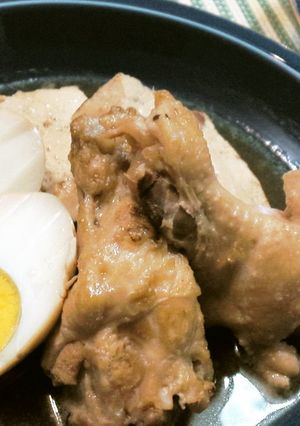 栄養満点【手羽元煮込み（卵・豆腐入り）】-レシピのメイン写真