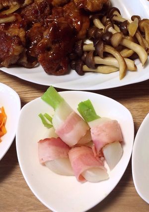 レンジで簡単♪かぶのベーコン巻き-レシピのメイン写真