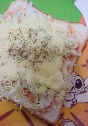 キャベチーズトースト〜スイートチリ〜-レシピのメイン写真