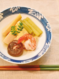 北海道料理 藤半の筍とふきの煮物-レシピのメイン写真