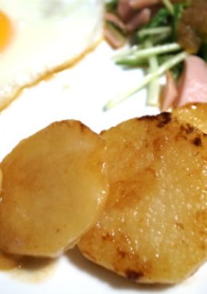 超簡単！バターと焼肉のタレで長芋ステーキ-レシピのメイン写真