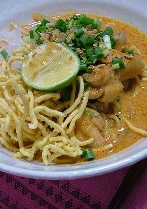 チェンマイ名物！カオソーイ-レシピのメイン写真