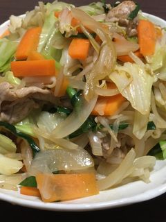 1.男1人暮らし 野菜炒め-レシピのメイン写真