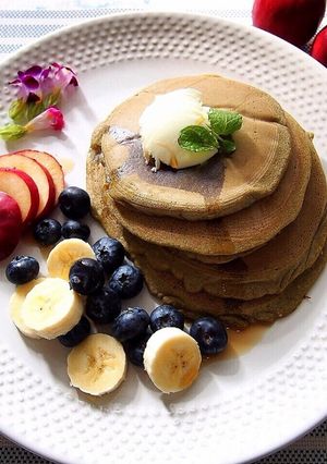 ヘンプシードと米粉のパンケーキ-レシピのメイン写真