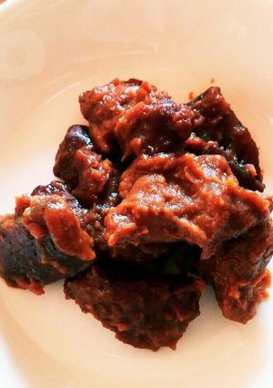 簡単☆圧力鍋で豚モツ土手煮-レシピのメイン写真