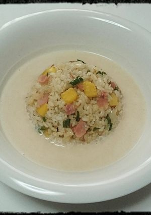 パインとココナッツのスープチャーハン-レシピのメイン写真