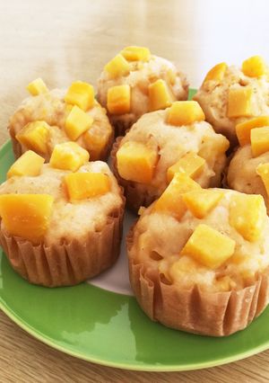 秋はさつまいも味のモチモチ蒸しパン-レシピのメイン写真