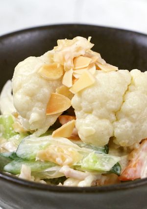 学校給食♪カリフラワーのサラダ-レシピのメイン写真