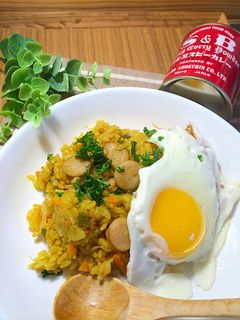 炊飯器におまかせ☆カレーピラフ-レシピのメイン写真