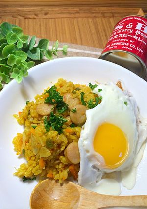 炊飯器におまかせ☆カレーピラフ-レシピのメイン写真