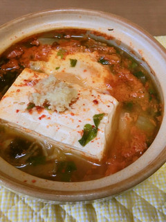 一度に2つの味が楽しめる!キムチスープ!-レシピのメイン写真