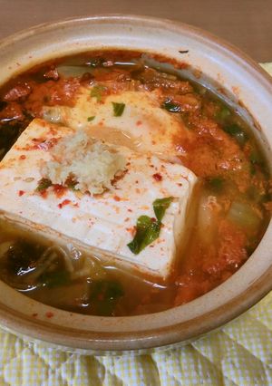 一度に２つの味が楽しめる！キムチスープ！-レシピのメイン写真