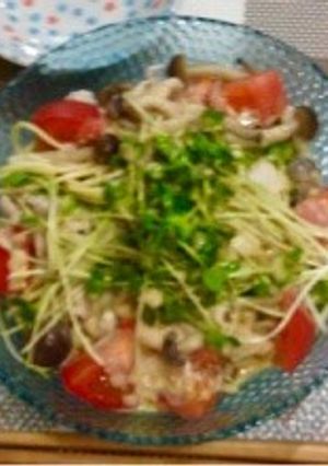 めっちゃ簡単‼︎ごまだれ冷しゃぶパスタ☆-レシピのメイン写真