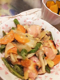 餅入りドリア風味の野菜炒め-レシピのメイン写真