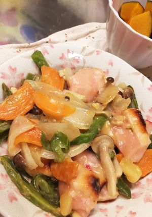 餅入りドリア風味の野菜炒め-レシピのメイン写真