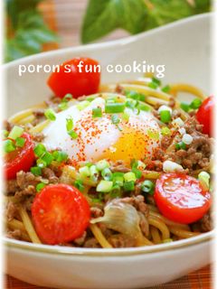 ワンポットパスタ♪甘辛すき焼き風-レシピのメイン写真