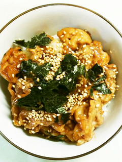 豚こまの簡単、甘酢丼-レシピのメイン写真