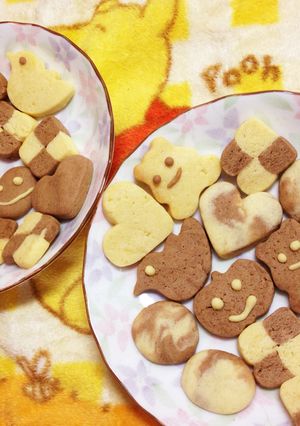 プレーン＆ココアクッキー♪-レシピのメイン写真