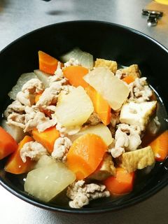 豚こまで簡単☆ずぼらな煮物-レシピのメイン写真
