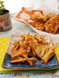 お芋と豚肉のお手軽かき揚げ-レシピのメイン写真