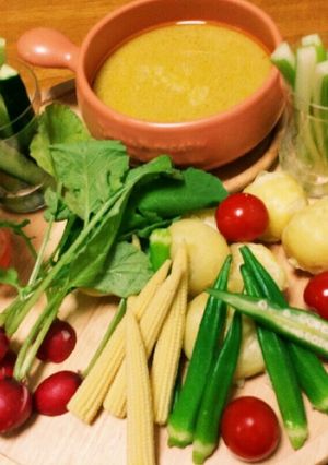 本格！ 温野菜のバーニャカウダ！-レシピのメイン写真