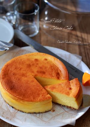 さつまいも♡滑らかチーズケーキ-レシピのメイン写真