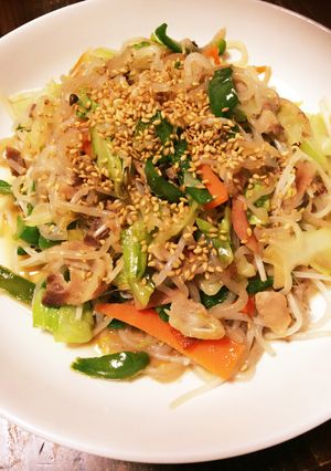 美味しくダイエット☆コンニャク塩焼きソバ-レシピのメイン写真