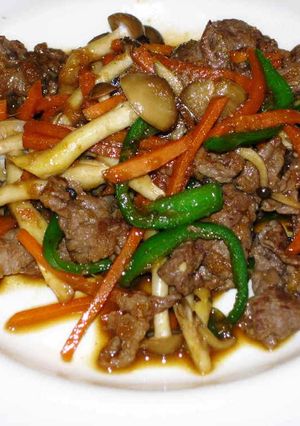 彩り野菜と牛肉の韓国風炒め☆-レシピのメイン写真