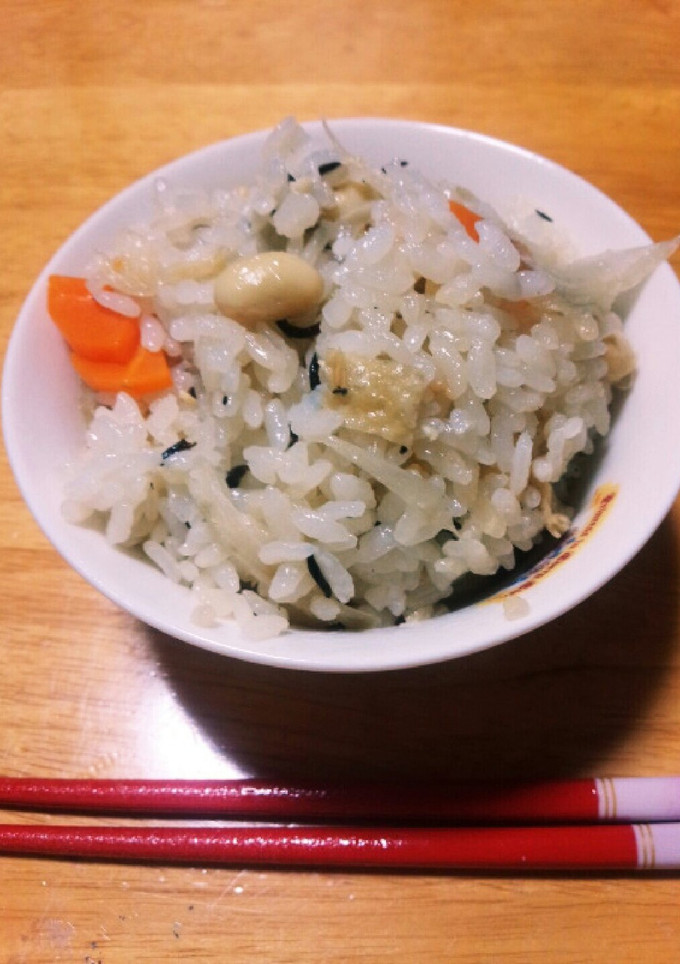 ＊ほっくほく♡大豆の炊き込みご飯＊-レシピのメイン写真