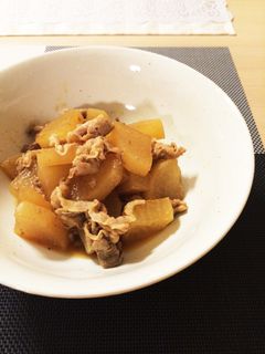 焼肉のタレで味が決まる♧豚肉と大根の煮物-レシピのメイン写真
