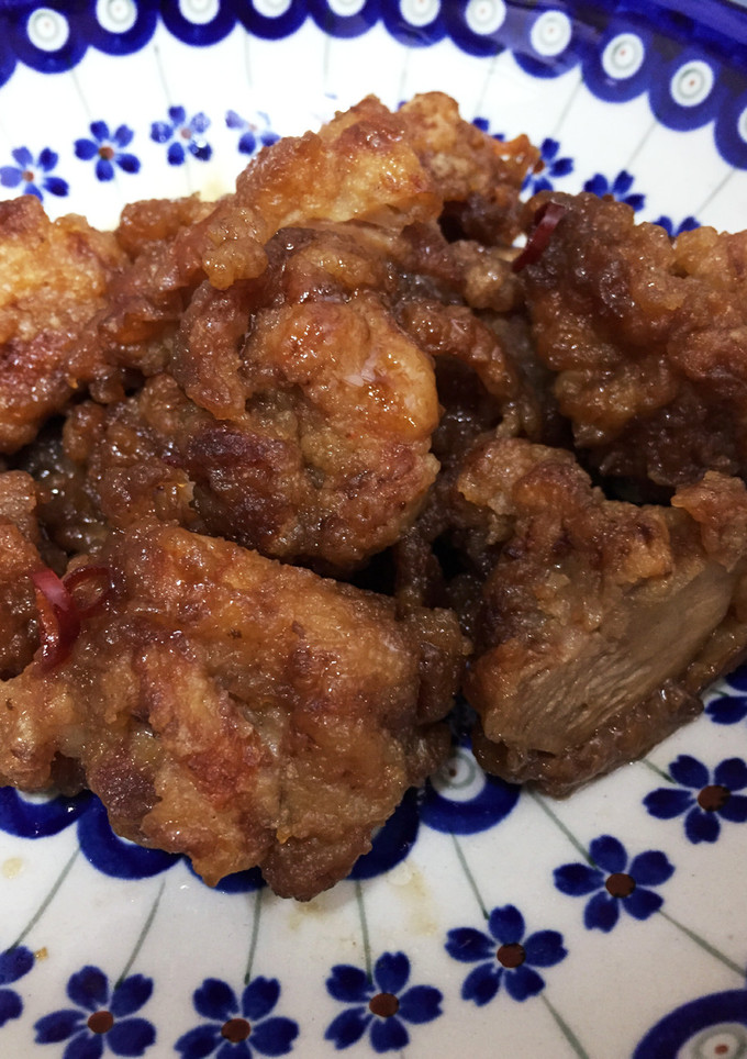 おかずにおつまみに♪唐揚げの甘辛煮☆-レシピのメイン写真
