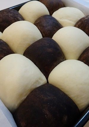 黒白ちぎりパン-レシピのメイン写真