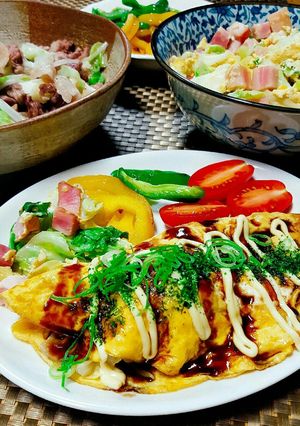 簡単とんぺい焼き-レシピのメイン写真