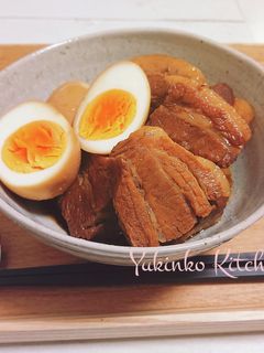 豚の角煮と煮玉子-レシピのメイン写真
