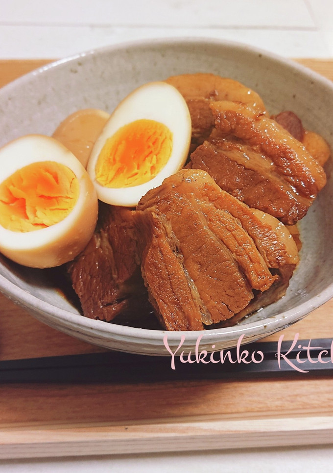 豚の角煮と煮玉子-レシピのメイン写真